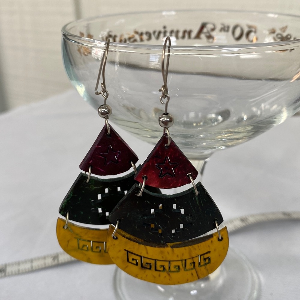Ethnic boho style dangling earrings 🦄